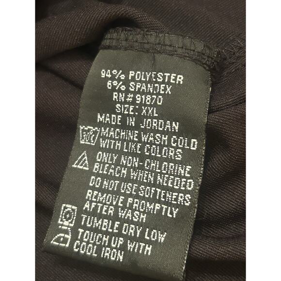 Pebble Beach Shirt Mens 2XL Black Short Sleeve Active Performance Polo Golf - Picture 6 of 6